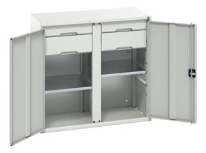 Bott Verso Basic Tool Cupboards Cupboard with shelves Verso 1050x550x1000H Partition Cupboard 4 Drawer 2 Shelf
